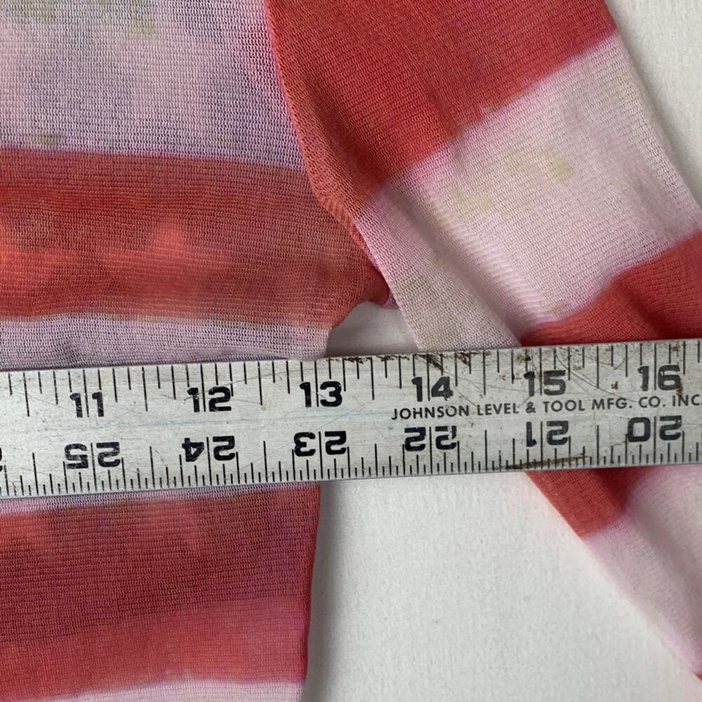 Just in time size small medium mesh American aso tv Patriotic Star Stripe Top - Picture 7 of 11